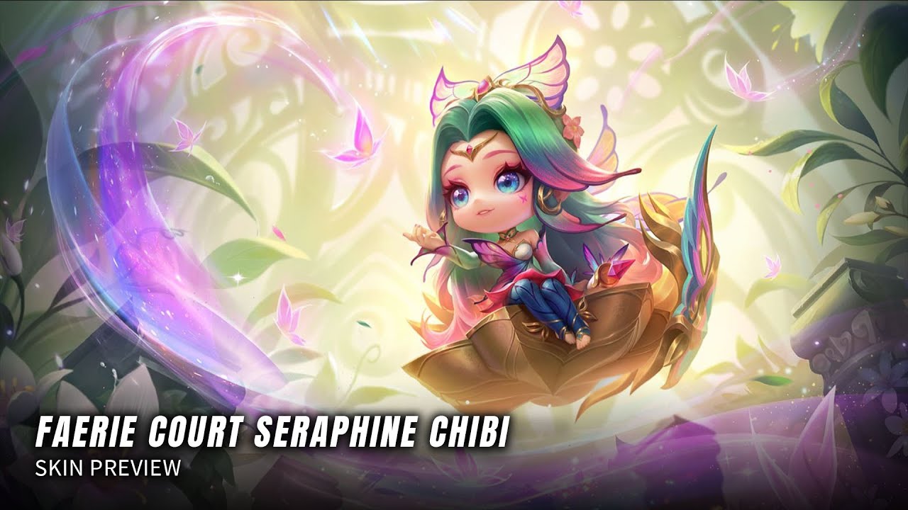 Faerie Court Chibi Seraphine Preview – Teamfight Tactics: Golden Spatula