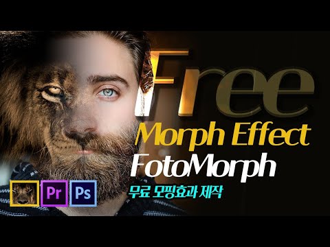 Free Morph SW - FotoMorph Tutorial  [무료모핑프로그램-포토모프]