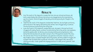 Diagnostic Assessment ELLs