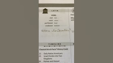 CC Cycle 3 Week 4 Latin Verbs