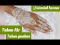 Tutorial Henna putih pengantin