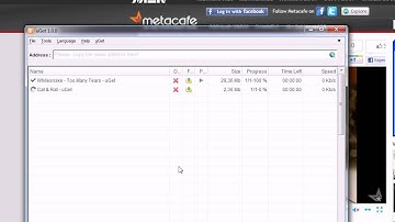 How to use uGet and download clips from youtube, metacafe and many more ...