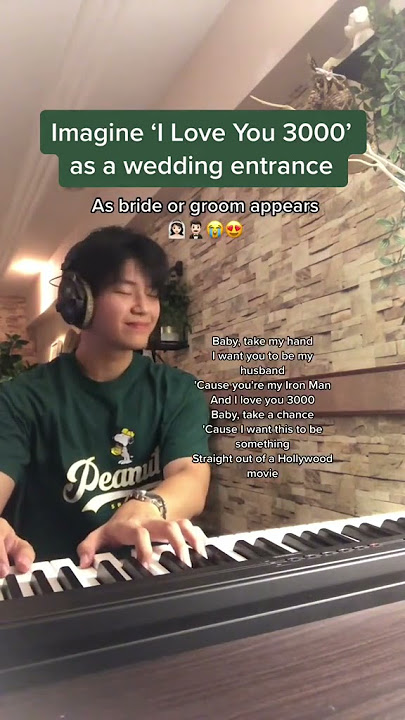 Imagine 'I Love You 3000' by Stephanie Poetri as a wedding entrance?!?!
