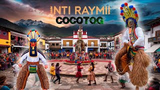 Inti Raymi en Cocotog-El inicio  de los bailes ( que duros )