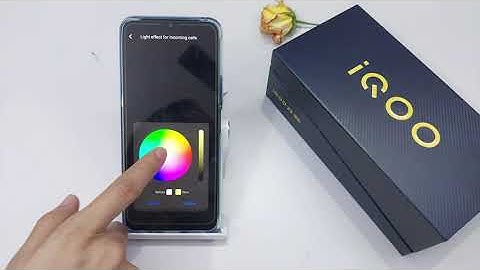 Incoming Call Light Effect IQOO Z3 | Dynamic Effect | IQOO Z3 Me Border Light Kaise Set Karen