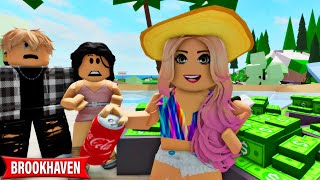 MY SPOILED SISTER MADE MY FAMOUS FAMILY POOR!!| ROBLOX MOVIE (CoxoSparkle)