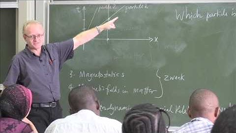 Electromagnetism - LECTURE 01 Part 02/04 - by Prof Robert de Mello Koch