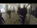 Заезд Гриши Энергетика на велосипеде в метро Библиотека им. Ленина при контролёрах ГКУ и полиции