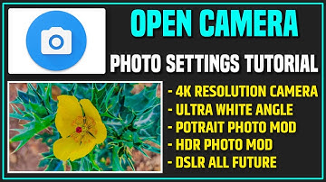 open camera photo settings tutorial | Open camera photo settings in hindi | Open camera settings