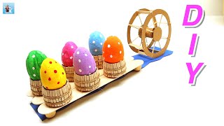 Eggs holder for your Easter table decorations DIY Handicraft