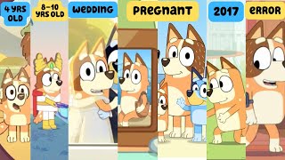 The Evolution of Chilli Heeler (from Bluey 2017 pilot, pregnant art, animation errors & 80s episode)