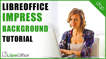 Como mudar a cor do slide no LibreOffice impress?