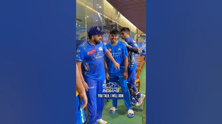 When Ayush Mhatre met Rohit Sharma: Mumbaikars चा bond 💙 | #MumbaiIndians #PlayLikeMumbai