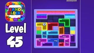 Sand Blocks Level 45 Walkthrough Solution