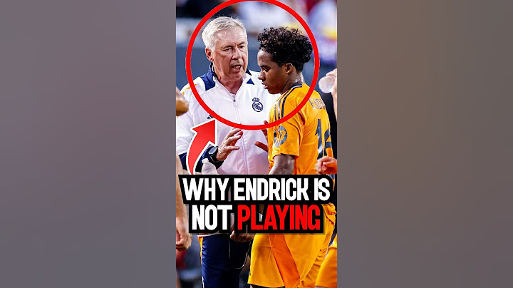 Why Endrick is not Playing For Real Madrid