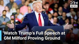 FULL: Trump Addresses Massive Rally at General Motors' Milford Proving Ground in Michigan | AC1N