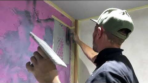 Some of our skills in Venetian Plaster and Decorative Finishes pt 2 including Stencil Work