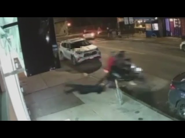 Woman Slams Into Pole During Attempted Robbery In Nyc