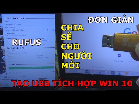 TẠO USB ĐỂ CÀI WIN 10 BẰNG RUFUS CHIA SẼ VÀ HƯỚNG DẪN CHO NGƯỜI MỚI / MTDY