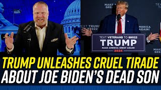 Trump Attacks Prosecutor w/ INSANE LIES & Mocks Joe Bidens Sons (one of whom died from cancer)