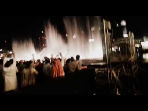 Mom n Dad @ Dubai Fountain !