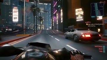 Cyberpunk Motorbike Physics