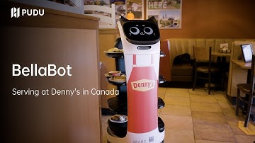 BellaBot serves at Denny