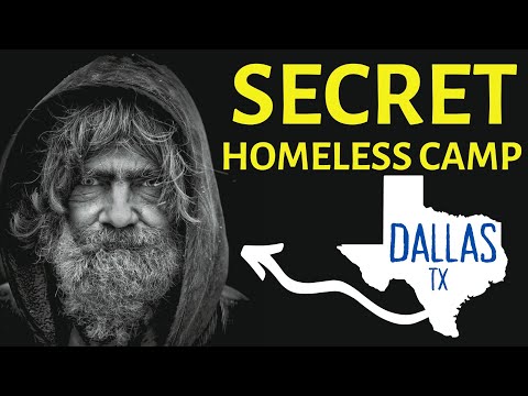 I FOUND A SECRET HOMELESS CAMP IN DALLAS, TEXAS