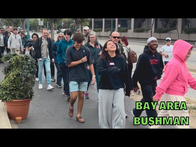 Bushman prank: Scaring every tourist in San Francisco this weekend! class=
