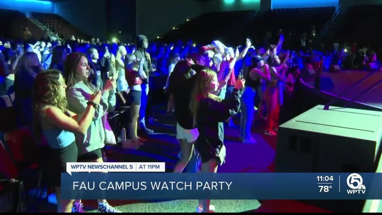 Florida Atlantic University students celebrate school's first trip to ...