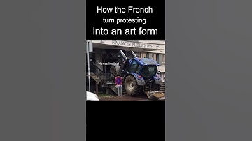 How the French turn protesting into an art form #FrenchProtests  #ProtestCulture #FrenchStyle