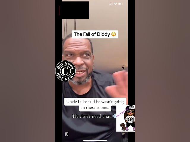 UNCLE LUKE SAID DIDDY ALREADY DRUGGED HIM ONE TIME 😲😲