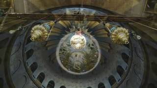 Иерусалим.Реставрация кувуклии Гроба Господня(Кувуклия — это небольшая (6 х 8 м) купольная часовня желто-розового мрамора в центре Ротонды Храма Воскресен..., 2016-09-07T15:41:02.000Z)