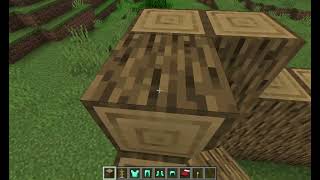 Building a base to fight mobs in Minecraft