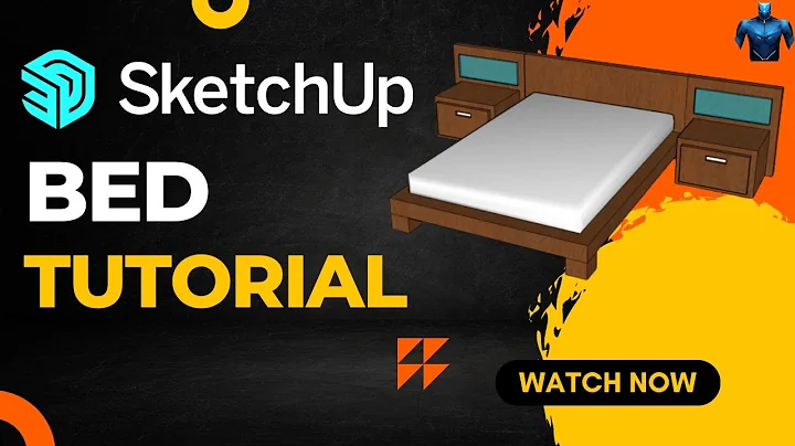 How to design a bed in sketchup?