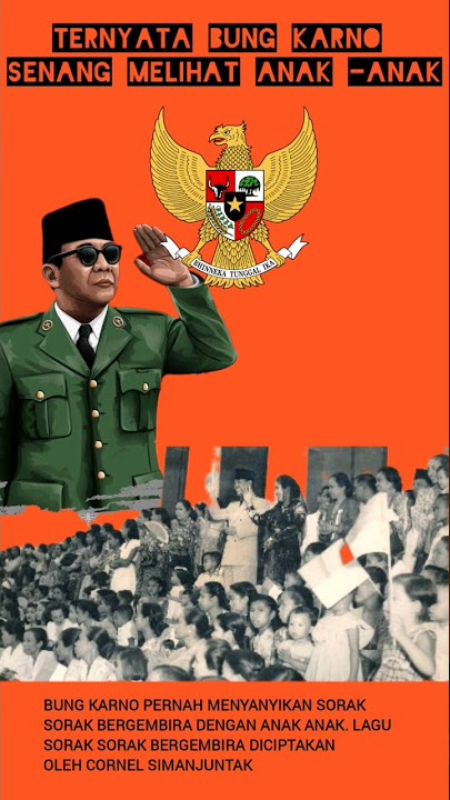 Bung Karno bernyanyi sama anak-anak #shorts #sejarah #youtobeshorts #dokumentasi