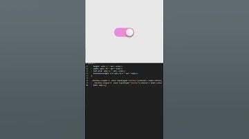Cute Switch Button😍#programming #coding #css #htmlcss #shorts #trending #html #animation #design