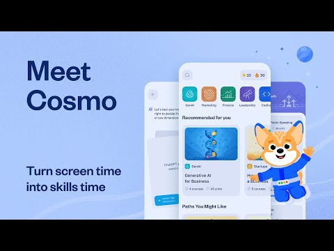 CodeSignal Launches Cosmo, a Mobile Learning App with 300+ Business & Tech Courses, Now on iOS