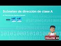 Subnetting con dirección de clase A