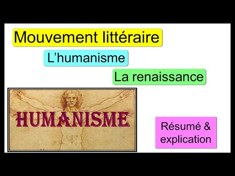 Mouvement littéraire : l'Humanisme et la Renaissance - résumé & explication