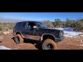 1994 Ford Explorer Wheelin Top Of The World in the Snow Moab Utah