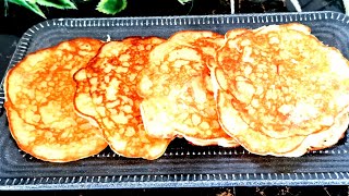 APPLE PANCAKE IN JUST MINUTES! SIMPLE AND DELICIOUS BREAKFAST || DESSERT RECIPE