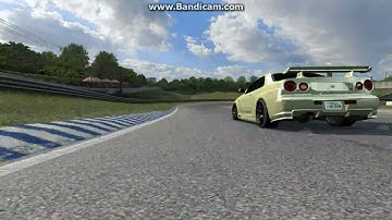 LFS TH #Nissan skyline R34 drift AI cam