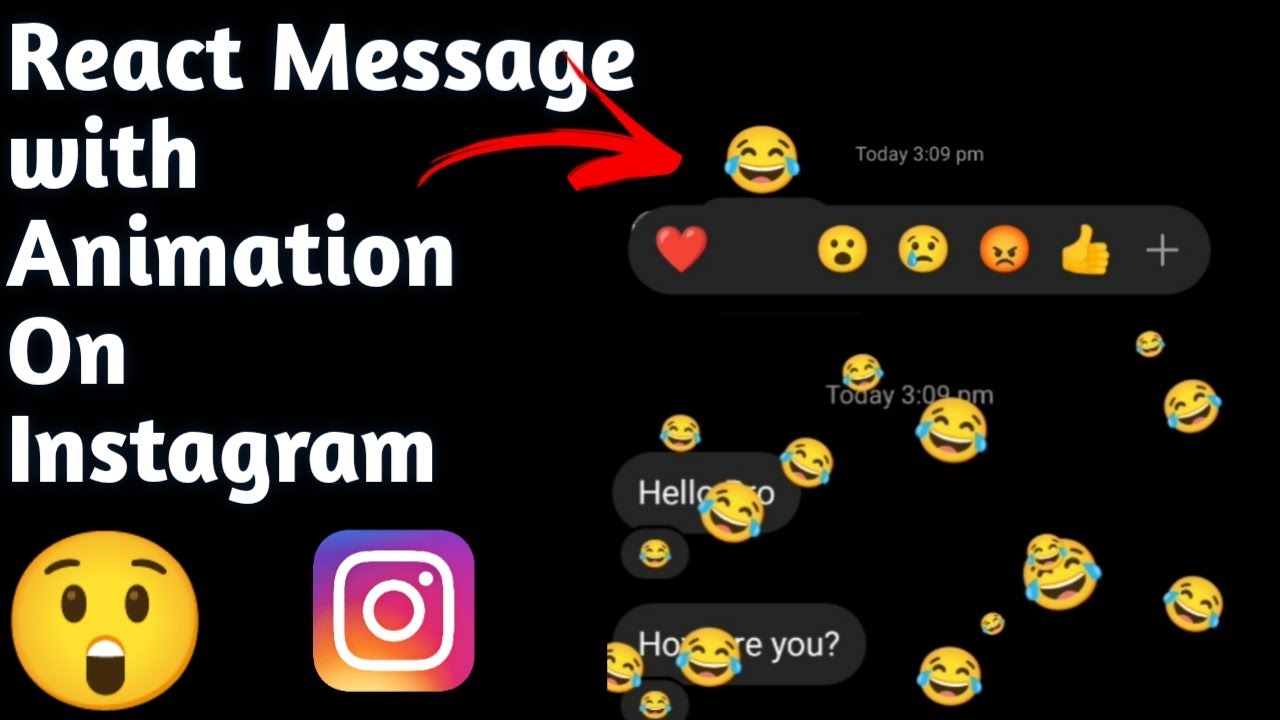 Instagram Reactions. New Reactions in Instagram. React message