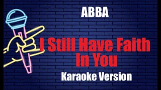 ABBA   I Still Have Faith In You Karaoke Version