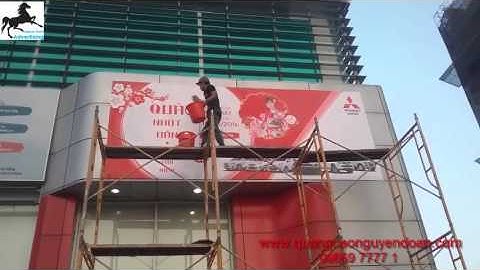 Thi công bảng hiệu cho Missubishi