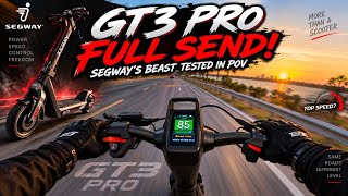 FULL SEND in TRAFFIC! 😳 | Segway GT3 Pro POV Top Speed Run screenshot 5