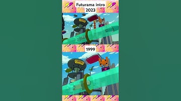 Futurama intro comparison #digitaldetox #fyp #adultswim #foxanimation #futurama #hulu