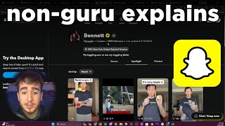 non-guru explains how to make money on snapchat