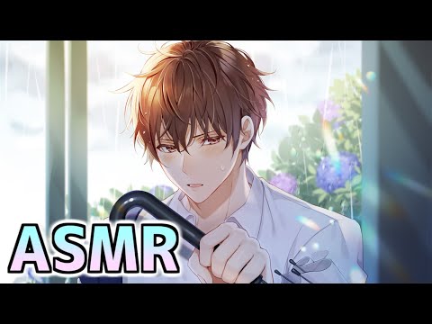 【ASMR】もしも同級生男子が耳かき専門店員だったら　雨宿り編